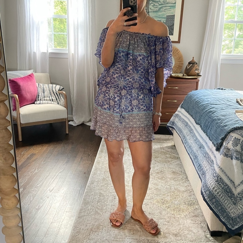 Gypsy 05 Silk Georgette Dolman Mini Dress